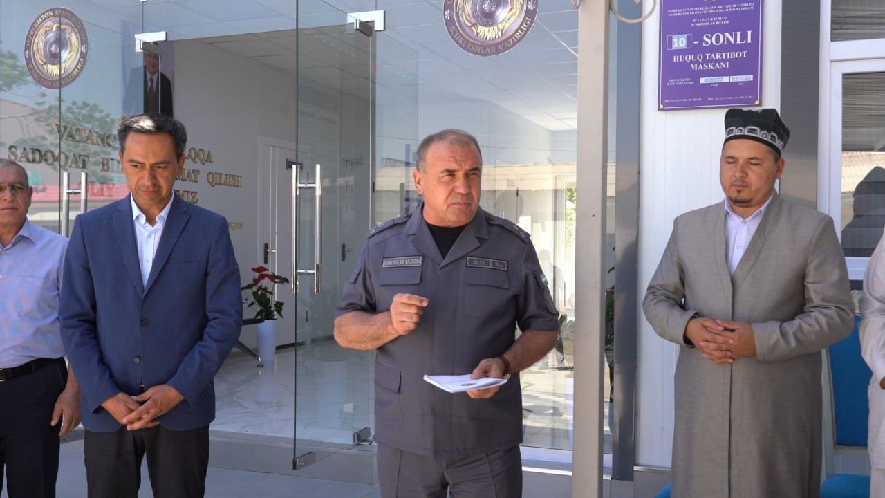 Ҳудудларда криминоген вазиятни барқарорлаштириш бўйича Булунғур туманида манзилли ўрганишл…