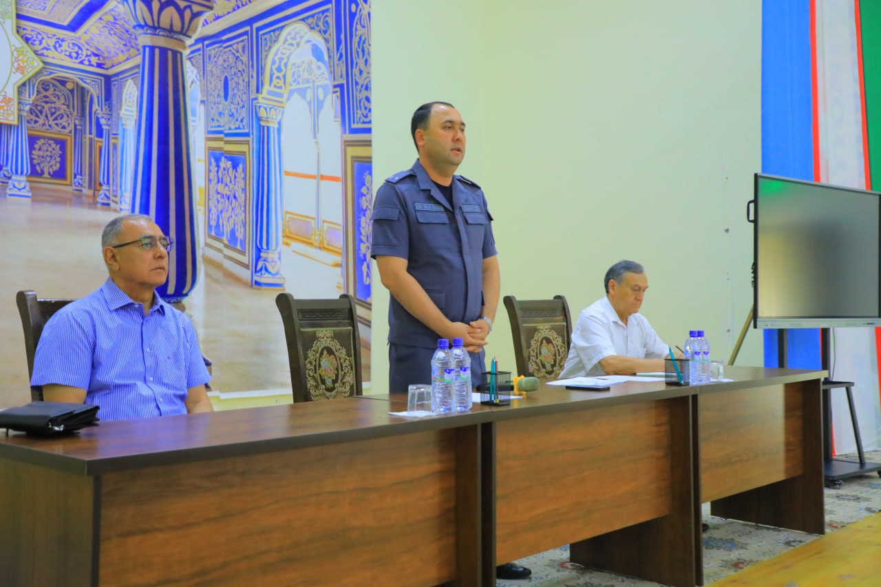 Kattaqo‘rg‘on shahar hamda Paxtachi tumani IIBlarida xizmat olib borayotgan xodimlar va ul…