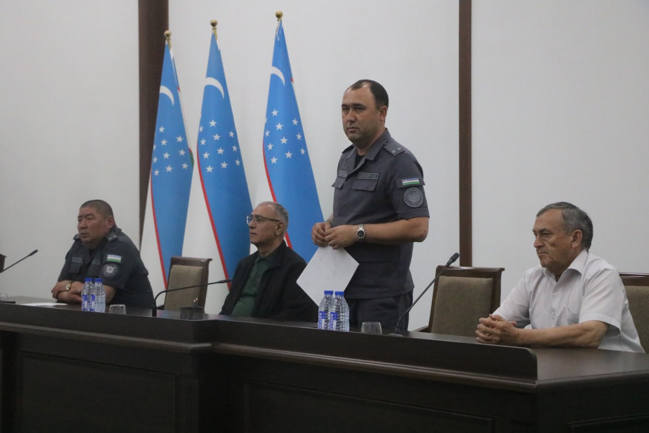 Nurobod va Pastdarg‘om tumani IIBlarida xizmat olib borayotgan xodimlar va ularning ota-on…