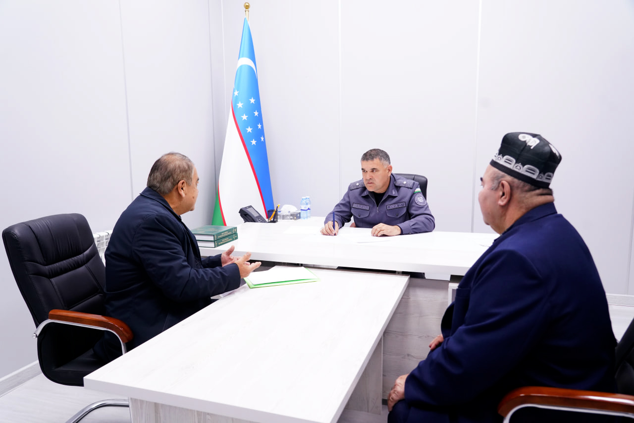 Самарқанд вилояти Ички ишлар бошқармасида навбатдаги фуқаролар қабули ўтказилди