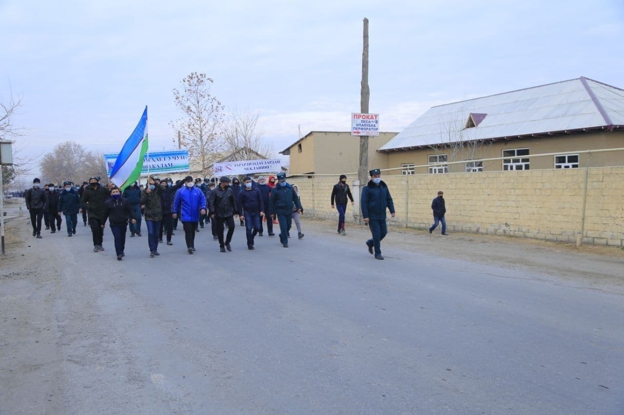 Иштихон, Пайариқ тумани ҳамда Каттақўрғон шаҳар ИИБ ходимлари “Соғлом ҳаёт учун – 5000 қад…